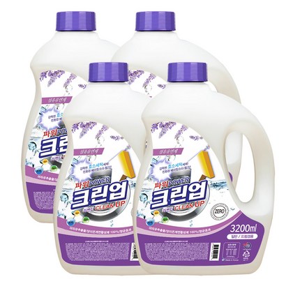 크린업 고농축 섬유유연제 라벤더 3 x4개 대용량