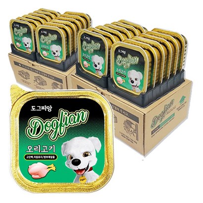 도그피앙 강아지 사각캔 24개 / 1박스 리뷰후기