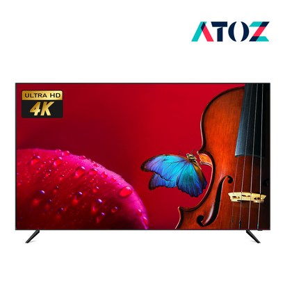 아토즈 65인치 4K UHD HDR ED tv DW650SUHD 벽걸이 기사설치