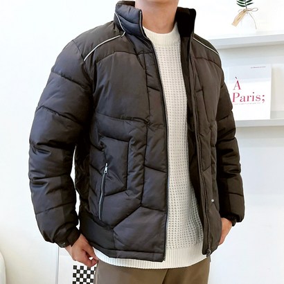 패딩 점퍼 남성복 구스 환절기