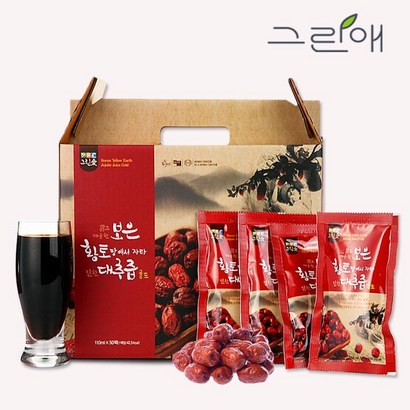 그린애 보은황토대추즙 1box 선물세트