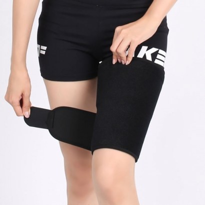 허벅지보대 블랙 벨크로타입 CB-7755