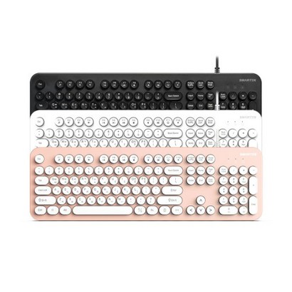 스마텍 레트로 멤브레인 유선 키보드 STK-2100