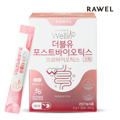 로엘 웰업 더블유 포스트바이오틱스 여성 유산균
