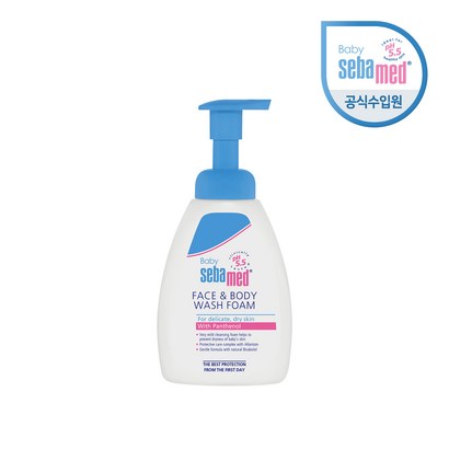 세바메드 베이비 페이스 앤 바디워시 폼 저자극성 클렌저