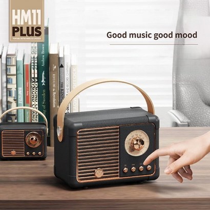 빈티지 H11플러스 블루투스 스피커 휴대용 서브우퍼 아웃도어 블루투스 스피커 아이디어 선물 가정용 라디오