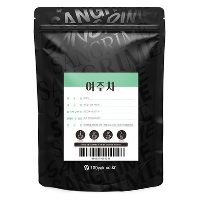 산그리메 국내산 여주차 100티백 대용량 A 생분해필터 삼각티백차
