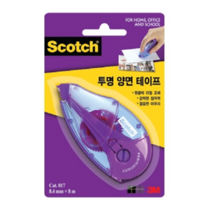 스카치 한 손으로 쓰는 양면 테이프 017D 8