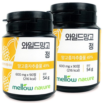 와일드망고 씨앗가루 추출물 90정