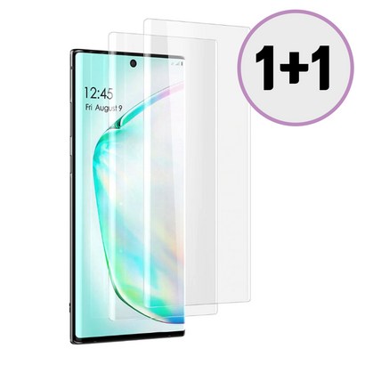 빅파워 갤럭시노트10 노트10플러스 UV 강화유리 필름
