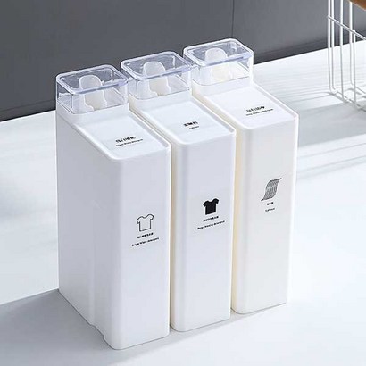 살림일기 사각 세탁세제 소분용기