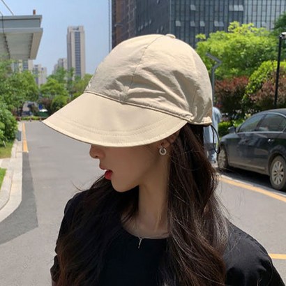코욜하우키 여성 버킷햇 보넷 캡모자 무지 볼캡 여자 골프 등산 벙거지 모자