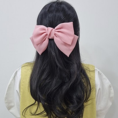 릴리트리 쉬폰 리본 헤어핀 10칼라
