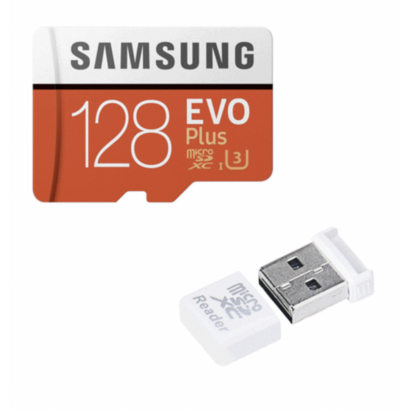 삼성 에보 플러스 icroSD 메모리카드 B-C128D/KR USB 전용리더기