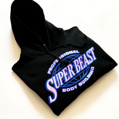 슈퍼비스트 프로페셔널 오버핏기모후드티셔츠