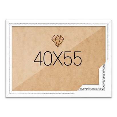 보석십자수액자 40x55 고급형 그레이스 화이트