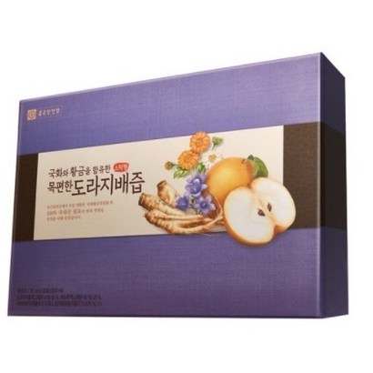 종근당건강 국화와 황금을 함유한 목편한 도라지배즙 스틱형 리뷰후기
