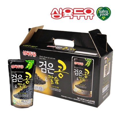 삼육두유 검은콩&칼슘 검은콩두유 파우치
