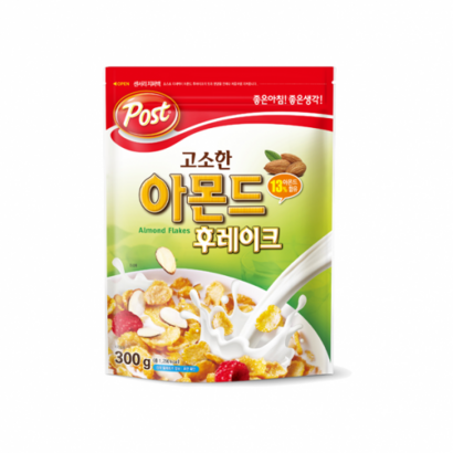 포스트 고소한 아몬드 후레이크 시리얼 리뷰후기