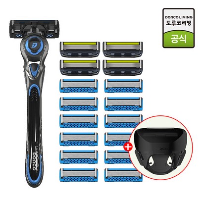 도루코 페이스7II 프레쉬 면도기면도날17입세트헤드케이스포함