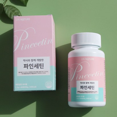 린네이처 파인세틴 츄어블 60정 브로멜라인 케르세틴 새콤달콤한맛 어린이 유아 초등학생 온가족