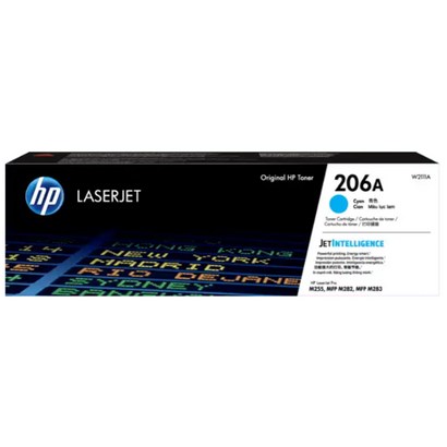 H Coor aserjet ro 255nw 정품토너 파랑 W2111A 1 250매 NO206A 사용 가능기종 F283fdn F282nw