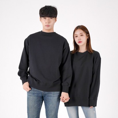 디바이티 남녀공용 오버핏 무지 맨투맨 리뷰후기