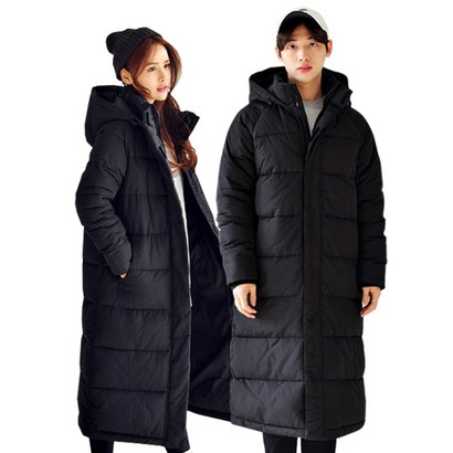 남녀 롱패딩 점퍼 / 패딩/ 넉넉한 충전재 / 충분한 기장/ 에스티패딩/ 바이얼리