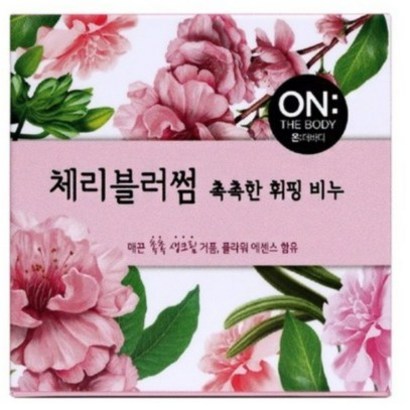 온더바디 촉촉한 휘핑비누 체리블러썸 리뷰 후기