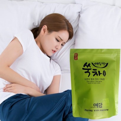 무농약 쑥차 강화약쑥 발효쑥차 25티백 약쑥차 애담향 원재료 유기농 강화약쑥