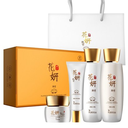 록키스 화연 한방 기초화장품 4종 쇼핑백 리뷰 후기