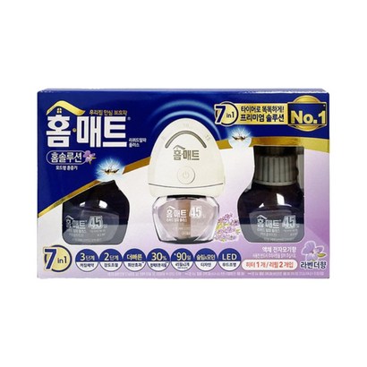 홈매트 리퀴드 홈솔루션 훈증기리필2개입 라벤더/허브