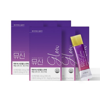 뮤신 글로우 ow 6box 60포 뮤신 피쉬 콜라겐