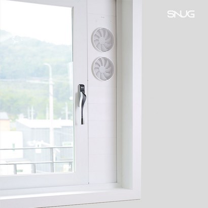 SNU 스너그 창문형 스마트 환풍기 창문 창틀 샤시 욕실 화장실 환풍기