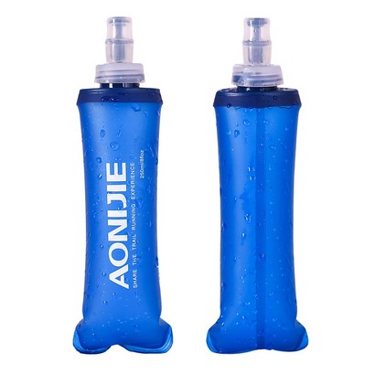 AONIJIE 소프트 부드러운 물 가방 스포츠 병 접이식 디딜 방아