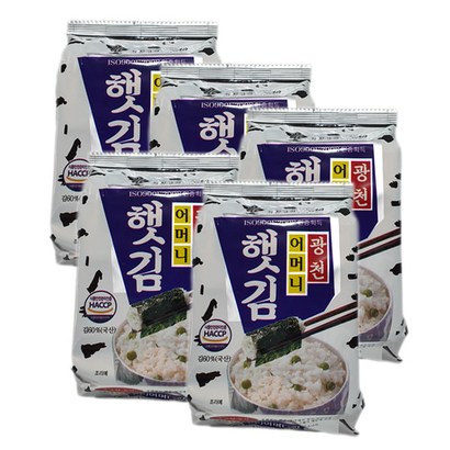 어머니김 어머니햇김 5개 식탁김