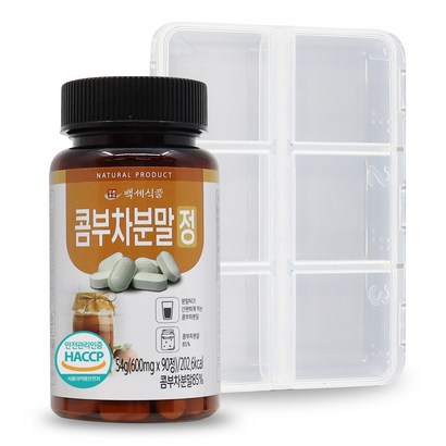 콤부차분말정 90정 콤부차분말 HACC 인증
