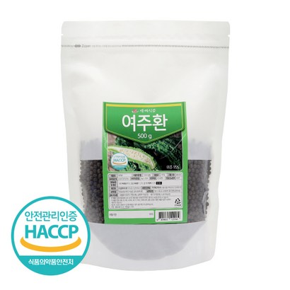 백세식품 여주환 국내산 HACC 인증제품