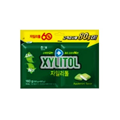 해태제과 자일리톨 애플민트 껌 리필