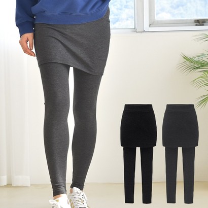 국내생산 면 스판 치마 레깅스 치랭스 치렝스