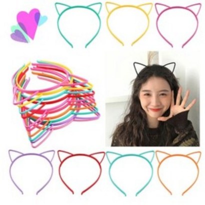 조은마켓 고양이 머리띠 색상랜덤