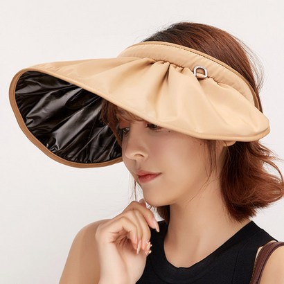 로리 와이어 썬캡 UV차단 여름모자 여성 자외선 차단 모자 햇빛가리개