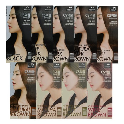 꽃을든남자 CS먹물 프리미엄 칼라크림 9종 / 마스크증정