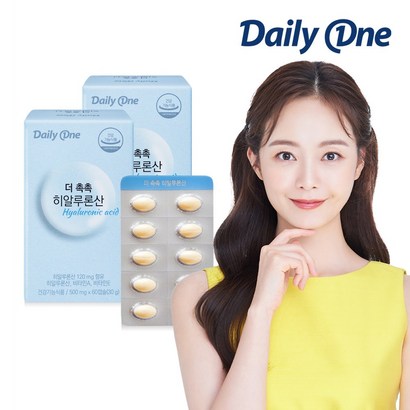 데일리원 전소민 더 촉촉 히알루론산 60캡슐