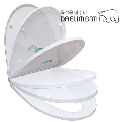 대림바스 고급형 무소음 하드변기커버 특대형 TSC-417D