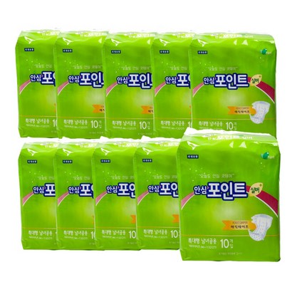 안심 포인트 성인용 겉기저귀 특대형 100매 매직테이프 찍찍이타입