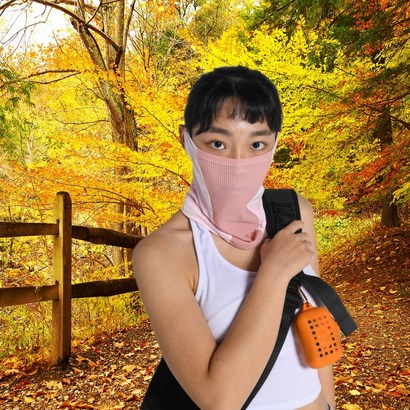 몬스터 메쉬 스포츠 마스크 / 쿨 퀵드라이 자외선 차단 / 운동중에도 일상에도 숨쉬기 편하다
