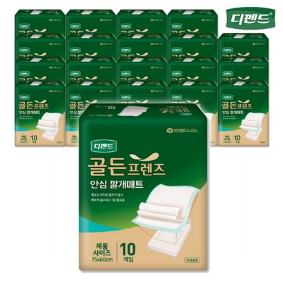 디펜드 골든프렌즈 위생 깔개 매트 10매x