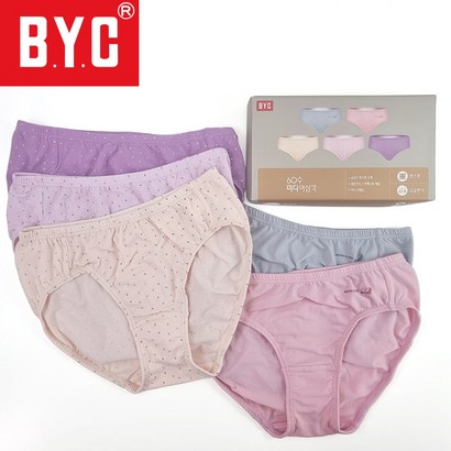 BYC 프리미엄 면스판/면팬티 성인 여학생 팬티
