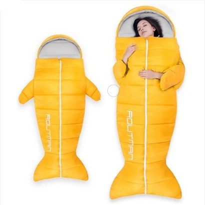 민정상점 가성비 어린이 경량 상어 침낭겨울 침낭